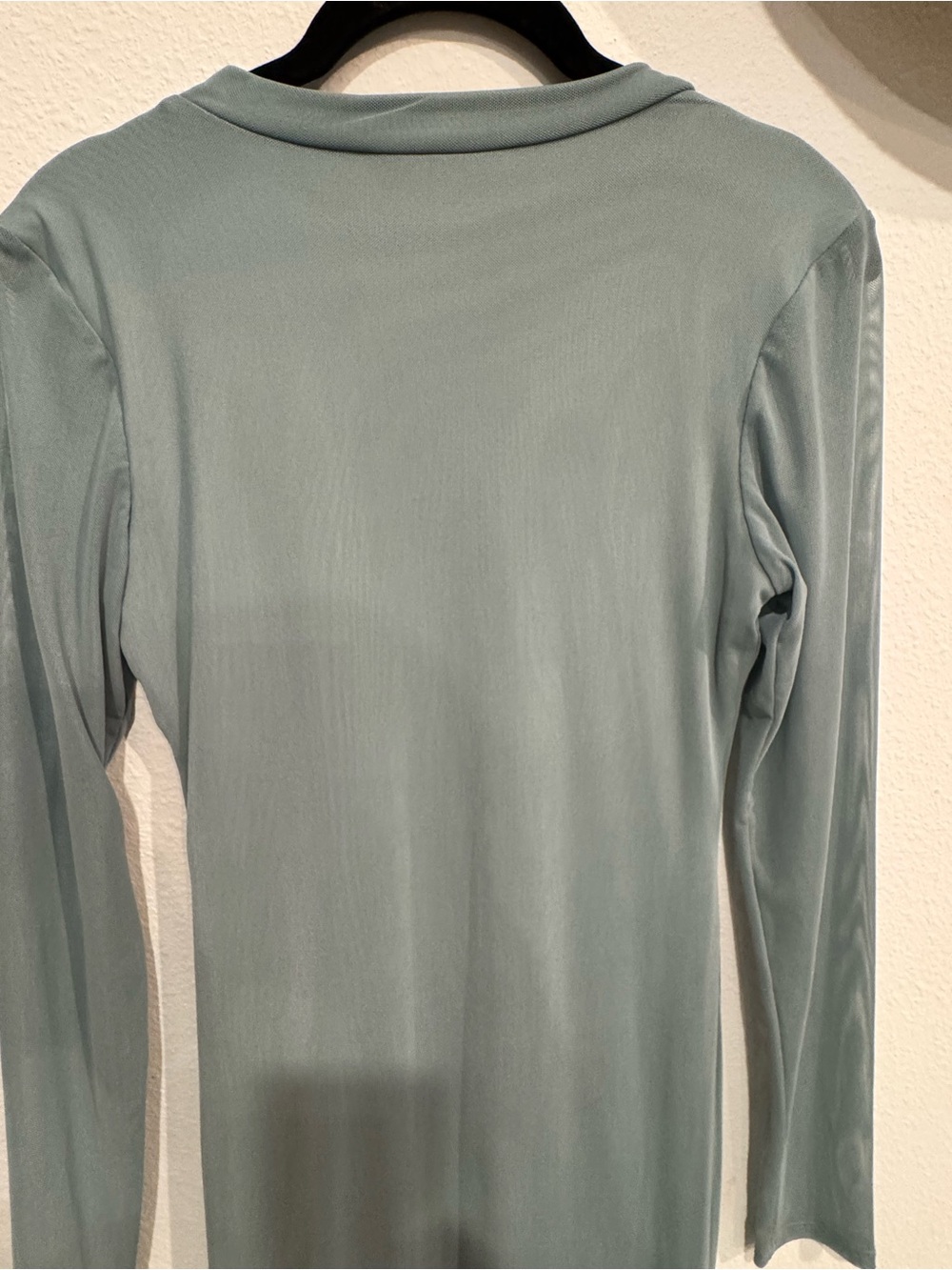See You Monday Long Sleeve Maxi Dress in Sage Green size M - Picture 5 of 5
